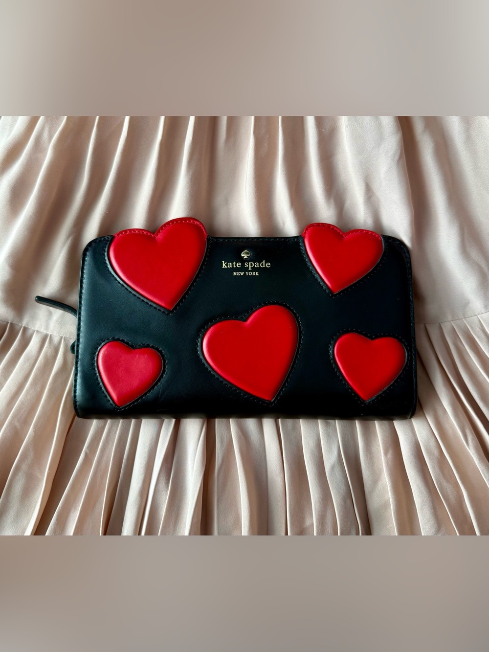 Kate Spade Be Mine Heart Leather Wallet